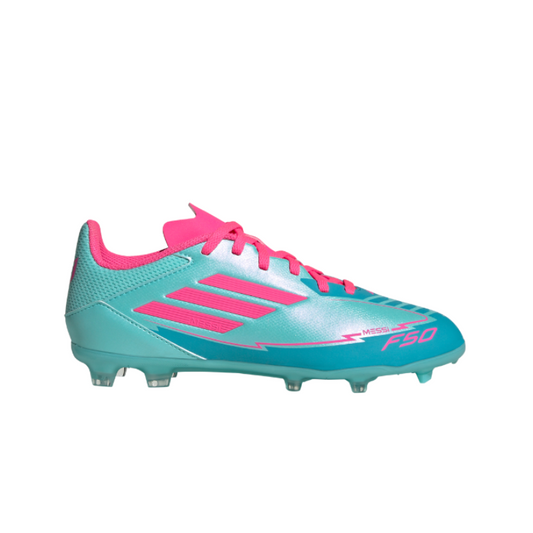 ADIDAS BOOT F50 LEAGUE MESSI JNR AQUA/PINK (SS25)