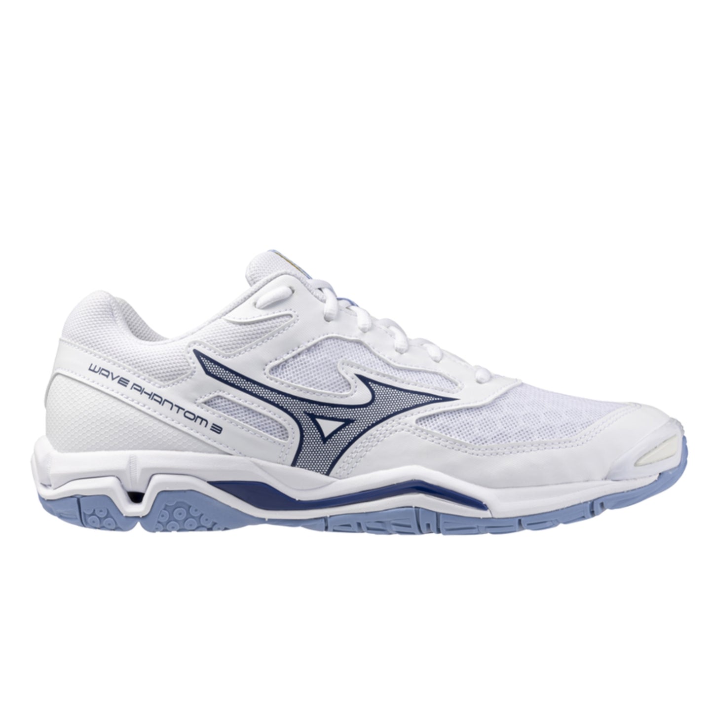 MIZUNO SHOE WAVE PHANTOM 3 UNI WHITE/BELLWETHER BLUE (SS25)