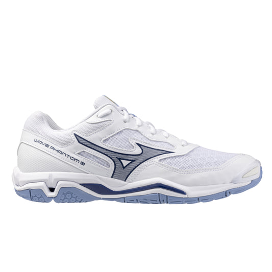 MIZUNO SHOE WAVE PHANTOM 3 UNI WHITE/BELLWETHER BLUE (SS25)