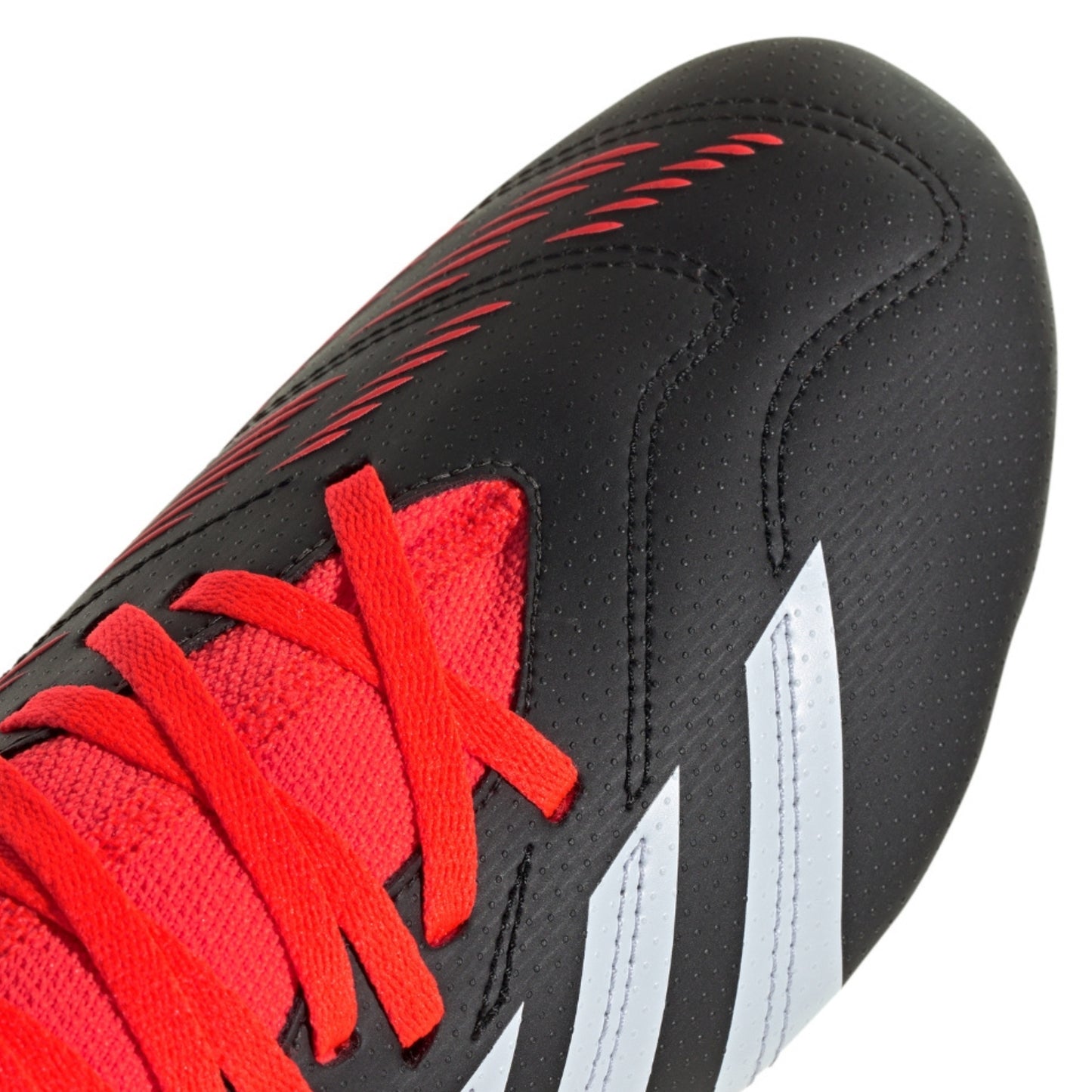 ADIDAS BOOT PREDATOR LEAGUE LACELESS FG CORE BLACK/SOLAR RED (SS24)