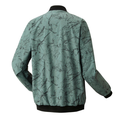 Green camouflage jacket on a white background