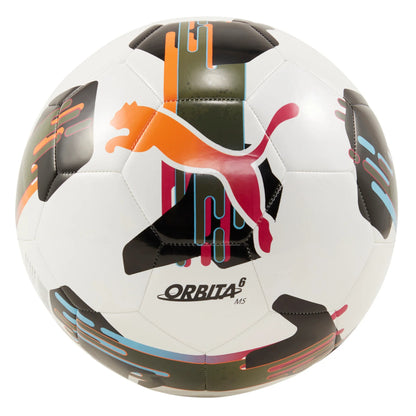 PUMA BALL SOCCER ORBITA 6 MS WHITE/MULTI (SS25)