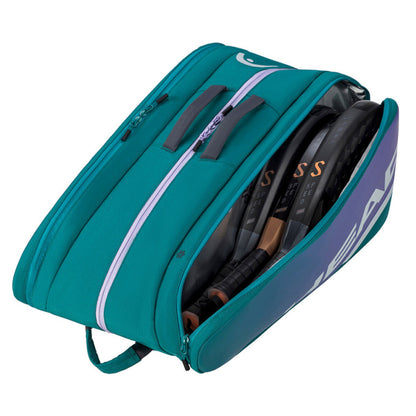 HEAD BAG PADEL TOUR LARGE TURQUOISE/PURPLE