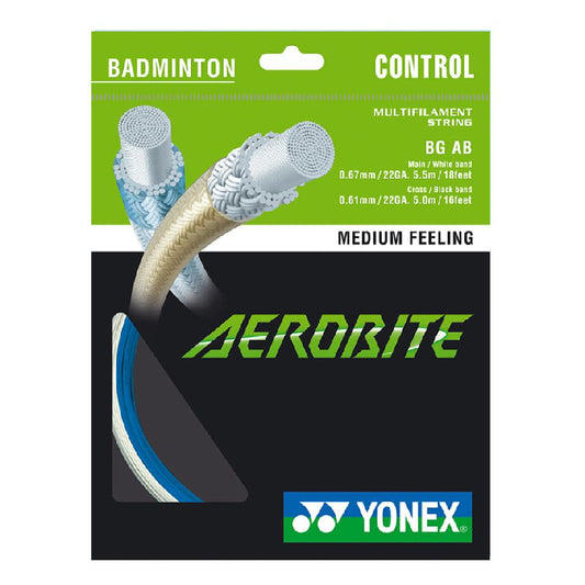 YONEX STRING BMT AEROBITE 22G WHT/BLU SET