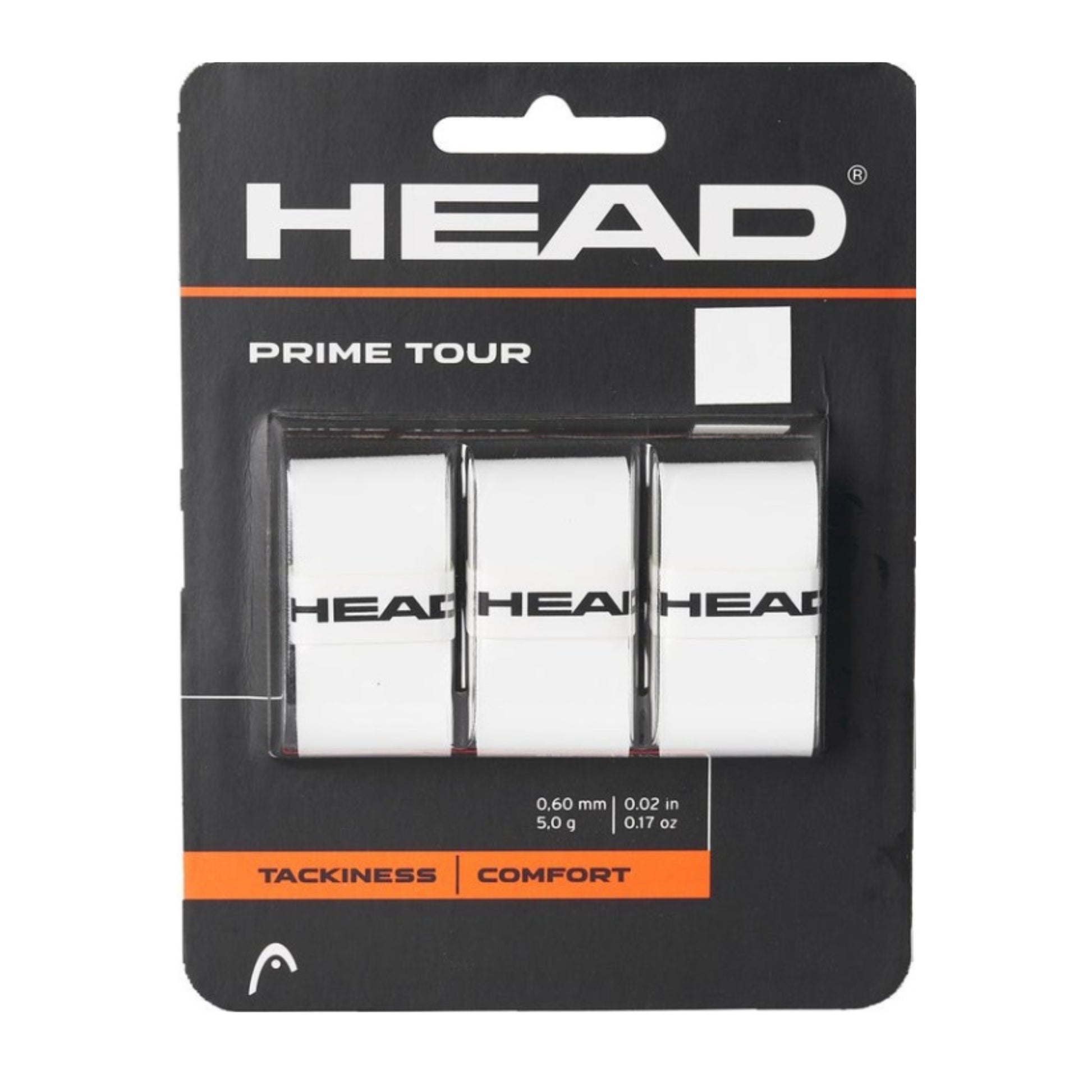 Pack of Head Prime Tour tennis racket overgrips on a white background