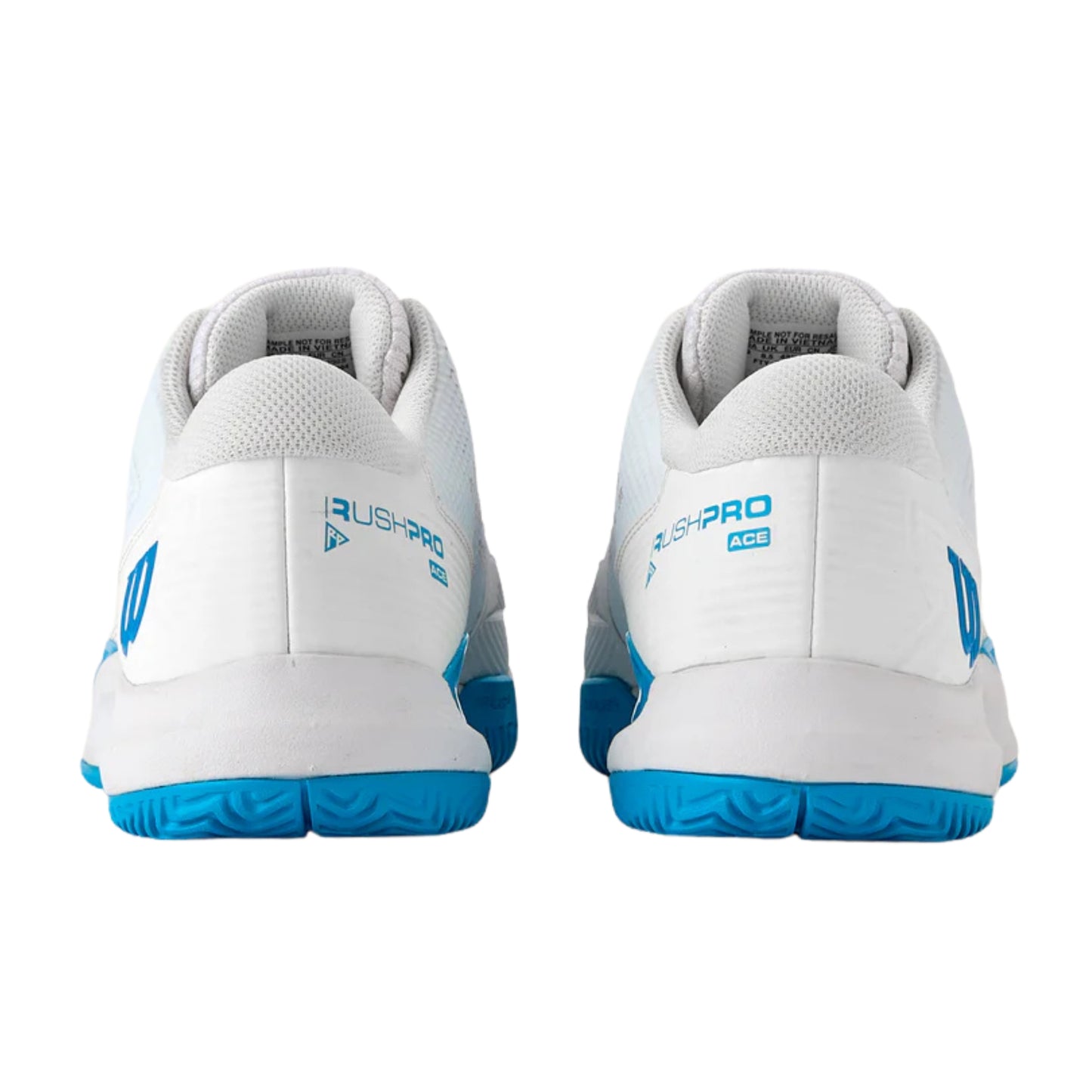 WILSON SHOE RUSH PRO ACE MN WHITE/ATOMIC BLUE (AW25)
