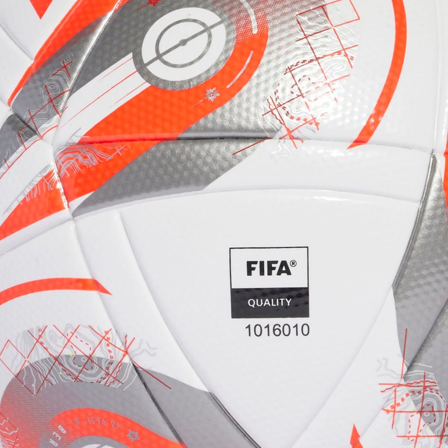 ADIDAS BALL SOCCER WOMENS EURO 25 LEAGUE FINAL WHITE/SILVER/LEMON (AW25)