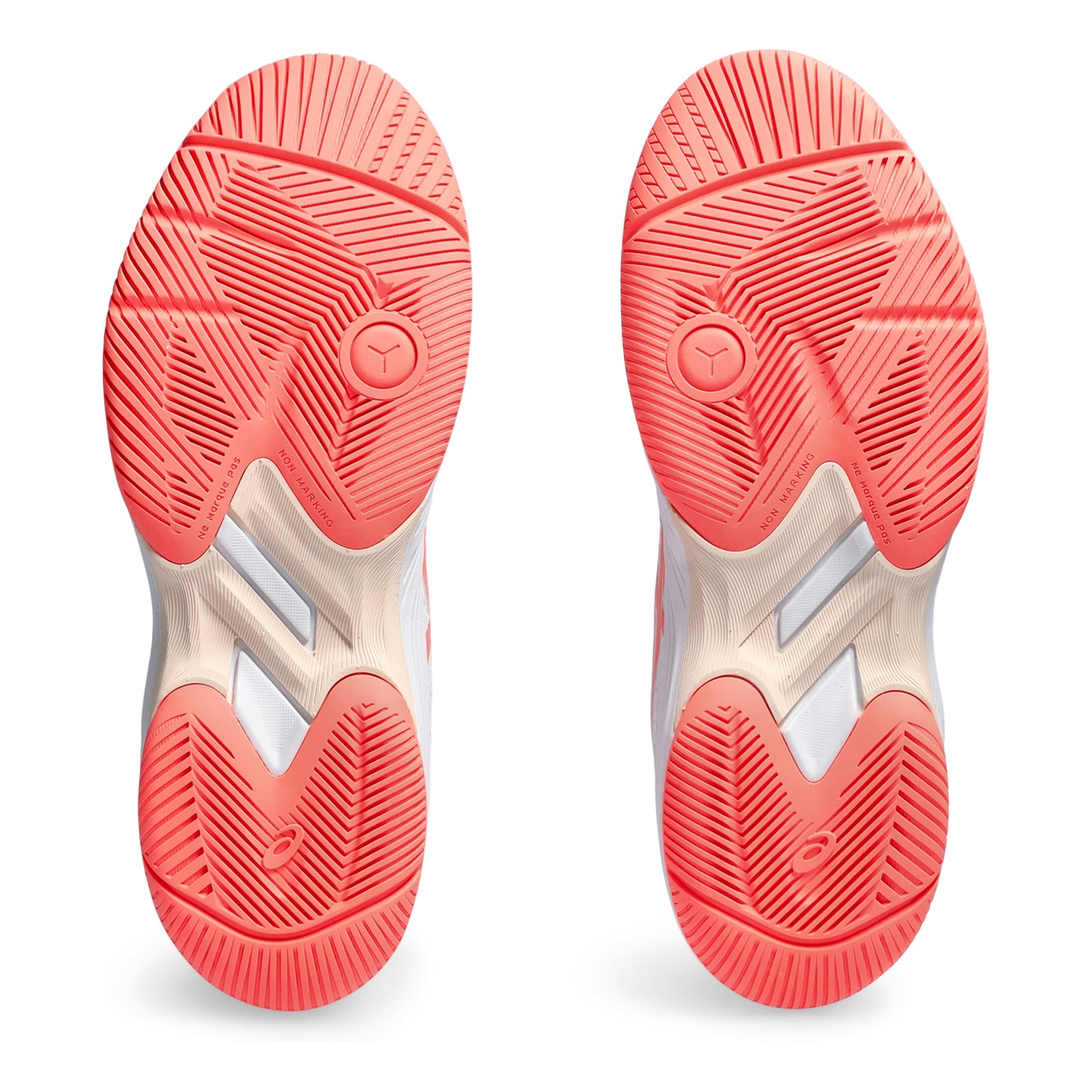 ASICS SHOE G-GAME 9 WN WHITE/SUN CORAL (SS24)