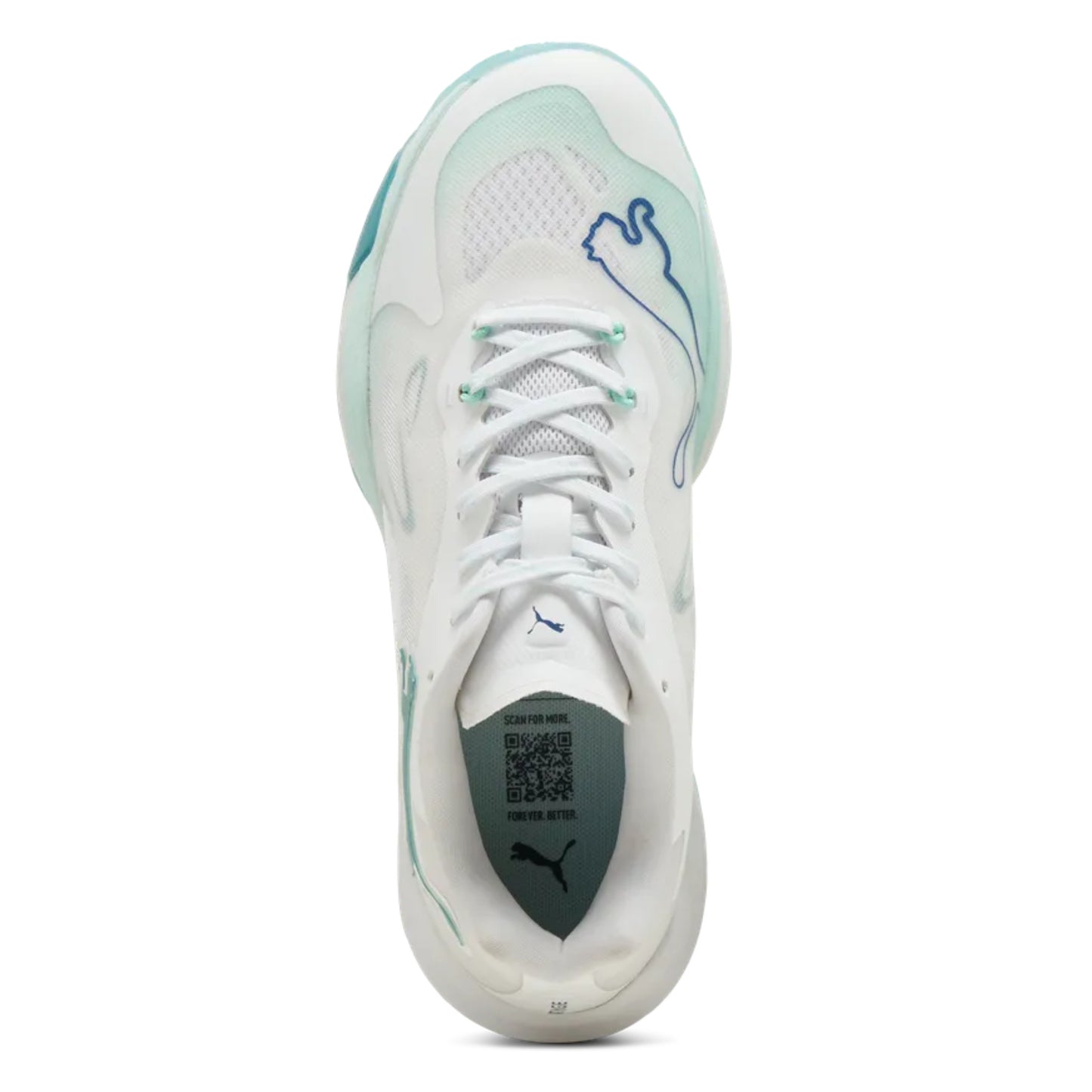 PUMA SHOE VANTAGE NITRO GAME ON W+ WN WHITE/BALTIC SEA BLUE (SS26)