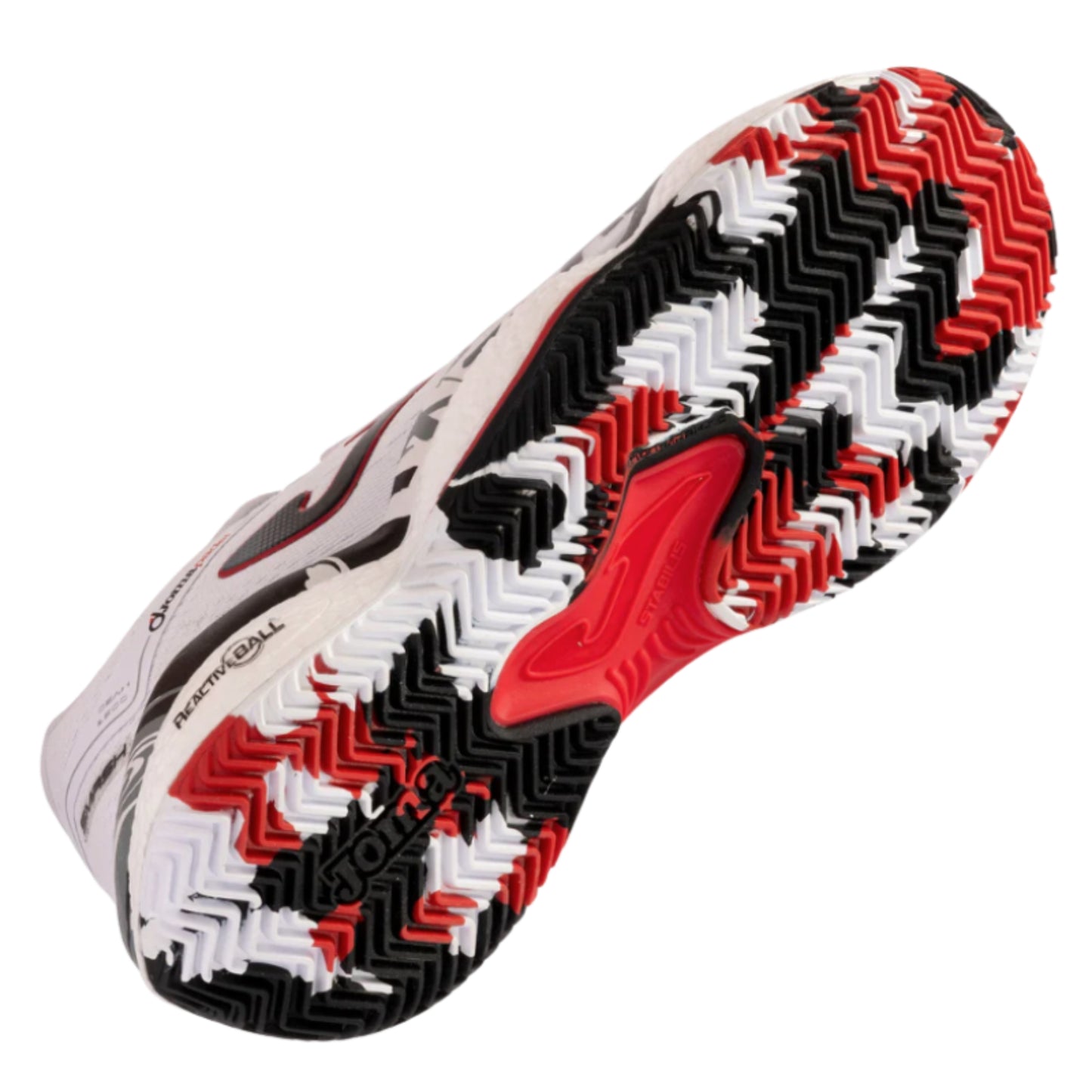 JOMA SHOE PADEL SMASH A1 MN WHITE/BLACK/RED (AW24)