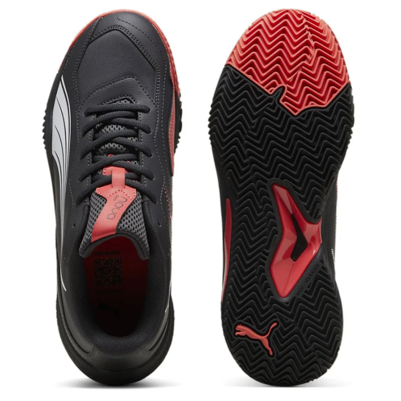 PUMA SHOE NOVA SMASH MN BLACK/RED (AW24)