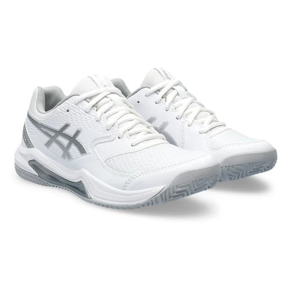 ASICS SHOE G-DEDICATE 8 PADEL WN WHITE/PURE SILVER (SS25)