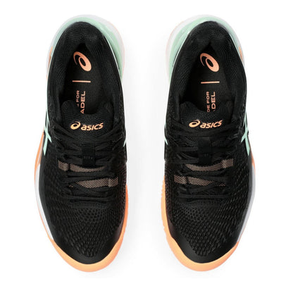 ASICS SHOE G-RESOLUTION 9 PADEL WN BLACK/MINT TINT (SS24) (TBD)