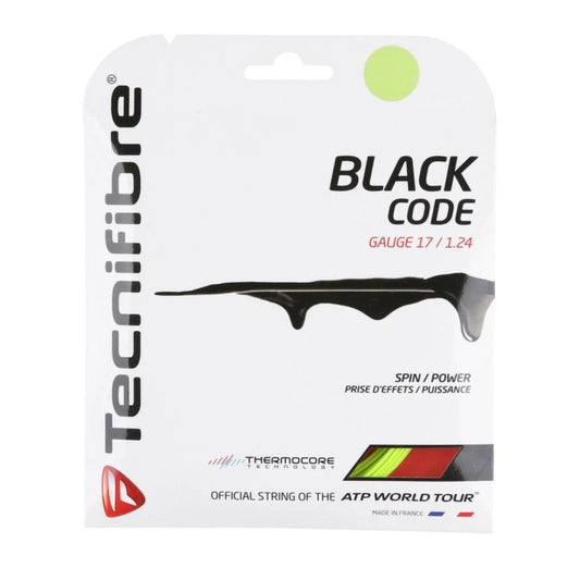 TECNIFIBRE STRING BLACK CODE 1.24MM 17G LIM SET (TBD)