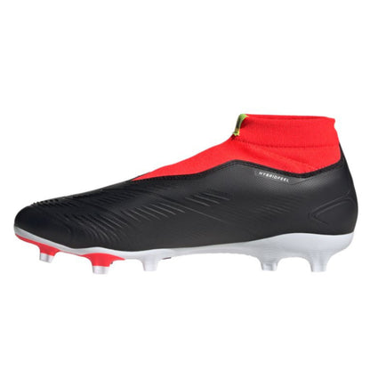 ADIDAS BOOT PREDATOR LEAGUE LACELESS FG CORE BLACK/SOLAR RED (SS24)