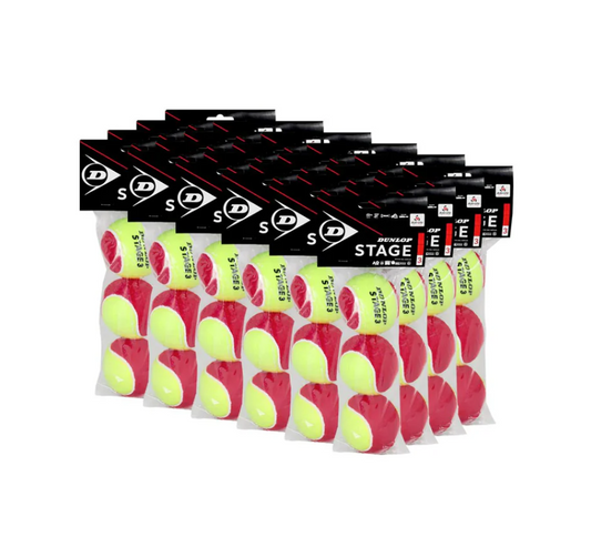 DUNLOP BALL TENNIS STAGE 3 RED / BOX (72)