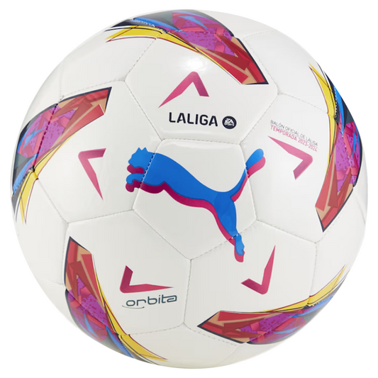 PUMA BALL SOCCER ORBITA LALIGA 1 MS WHITE/PURPLE/BLUE (SS24)