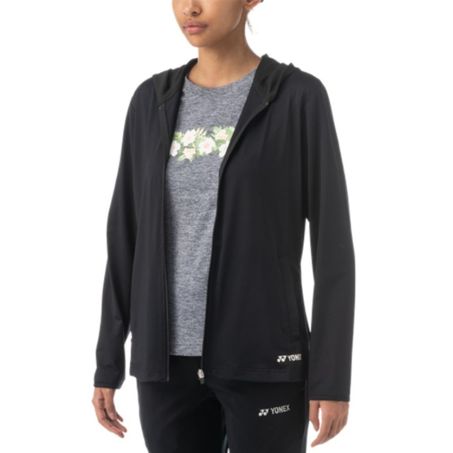 YONEX HOODIE FULL ZIP 57058 WN BLK