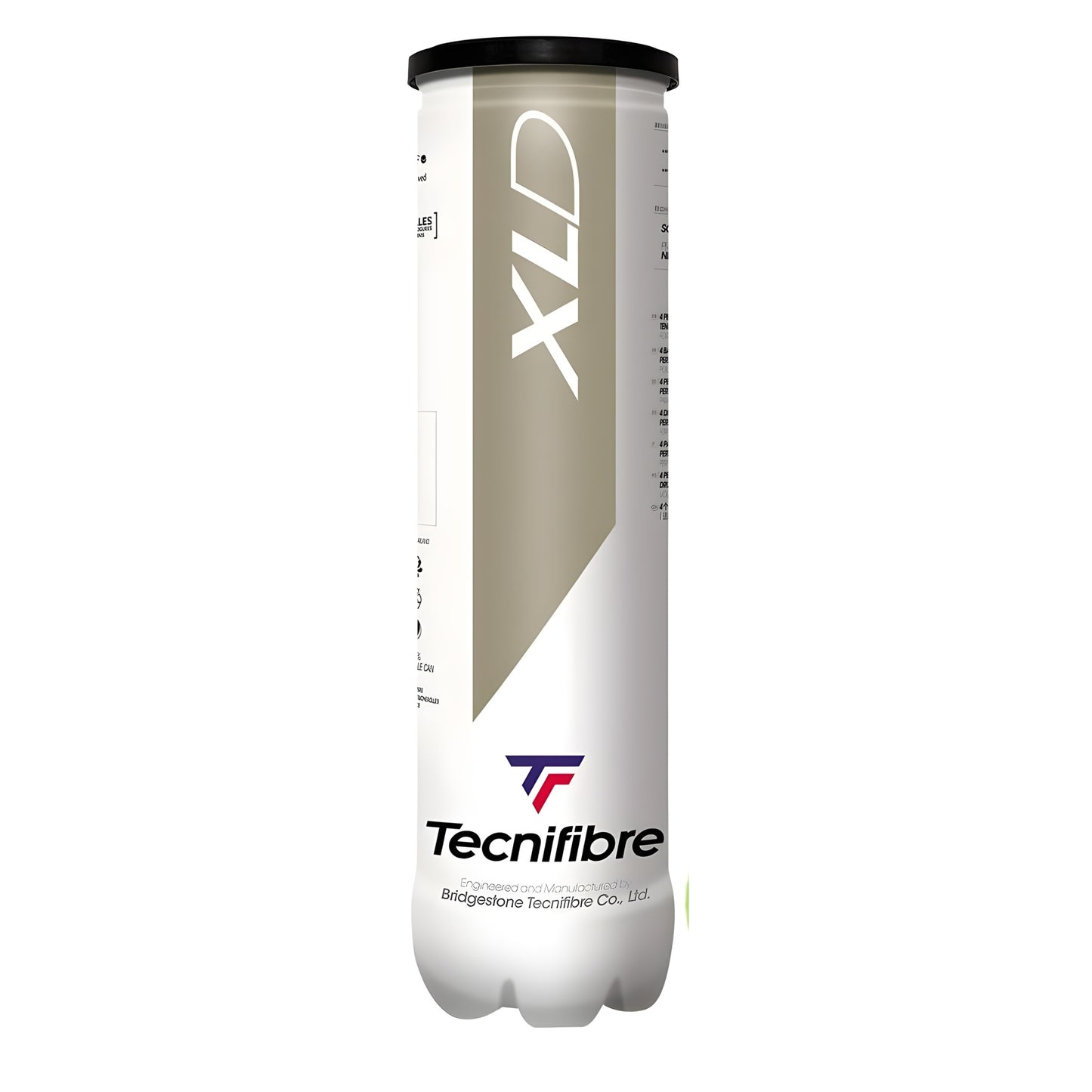 TECNIFIBRE BALL TENNIS XLD PRESSURELESS / CAN (4)