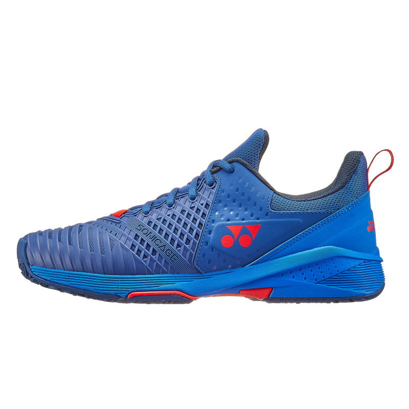 YONEX SHOE SONICAGE 3 CLAY MN NAVY/RED (AW23)