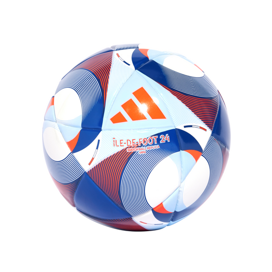 ADIDAS BALL SOCCER OLYMPICS ILE-DE-FOOT MINI WHITE/SOLAR RED (AW24)