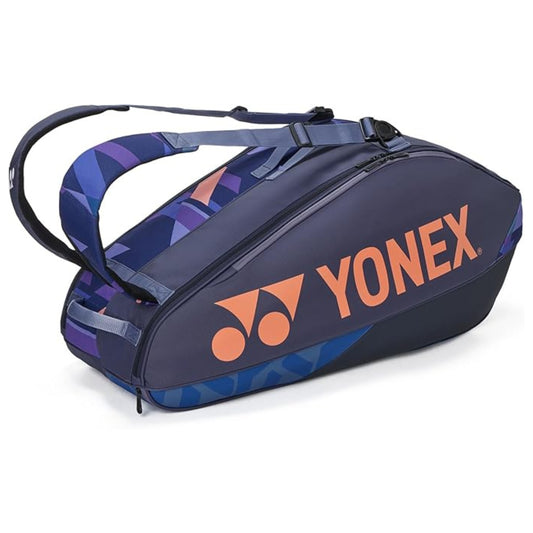 Yonex racket bag with geometric pattern on a white background