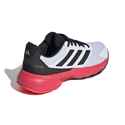 ADIDAS SHOE COURTJAM CONTROL 3 MN CLOUD WHITE/CORE BLACK/LUCID RED (SS25)