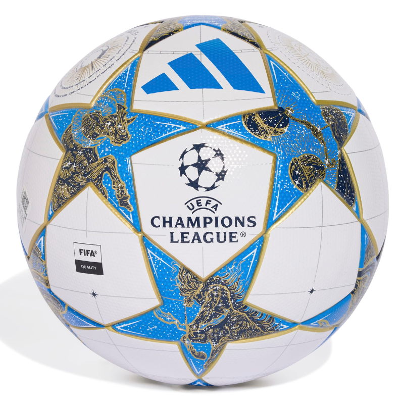 ADIDAS BALL SOCCER UCL LEAGUE STAGE WHITE/BLUE/GOLD (AW25) 05