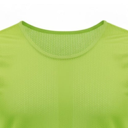 CHS VEST MESH JNR FLU GRN (10)