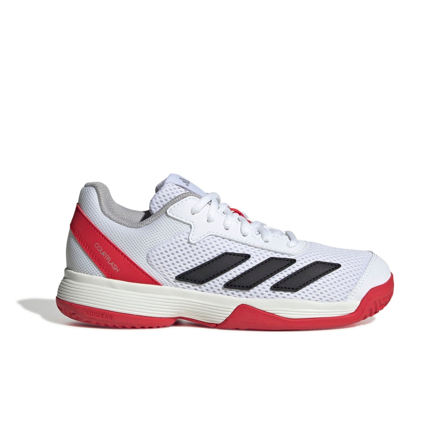 ADIDAS SHOE COURTFLASH KID CLOUD WHITE/LUCID RED (SS25)