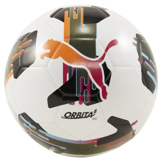 PUMA BALL SOCCER ORBITA 6 MS WHITE/MULTI (SS25)