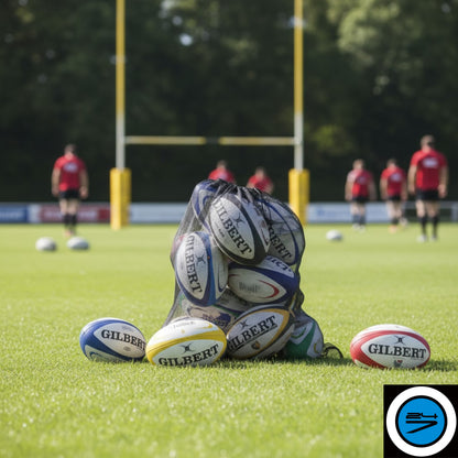 GILBERT BAG 12 BALL FINE MESH BLK