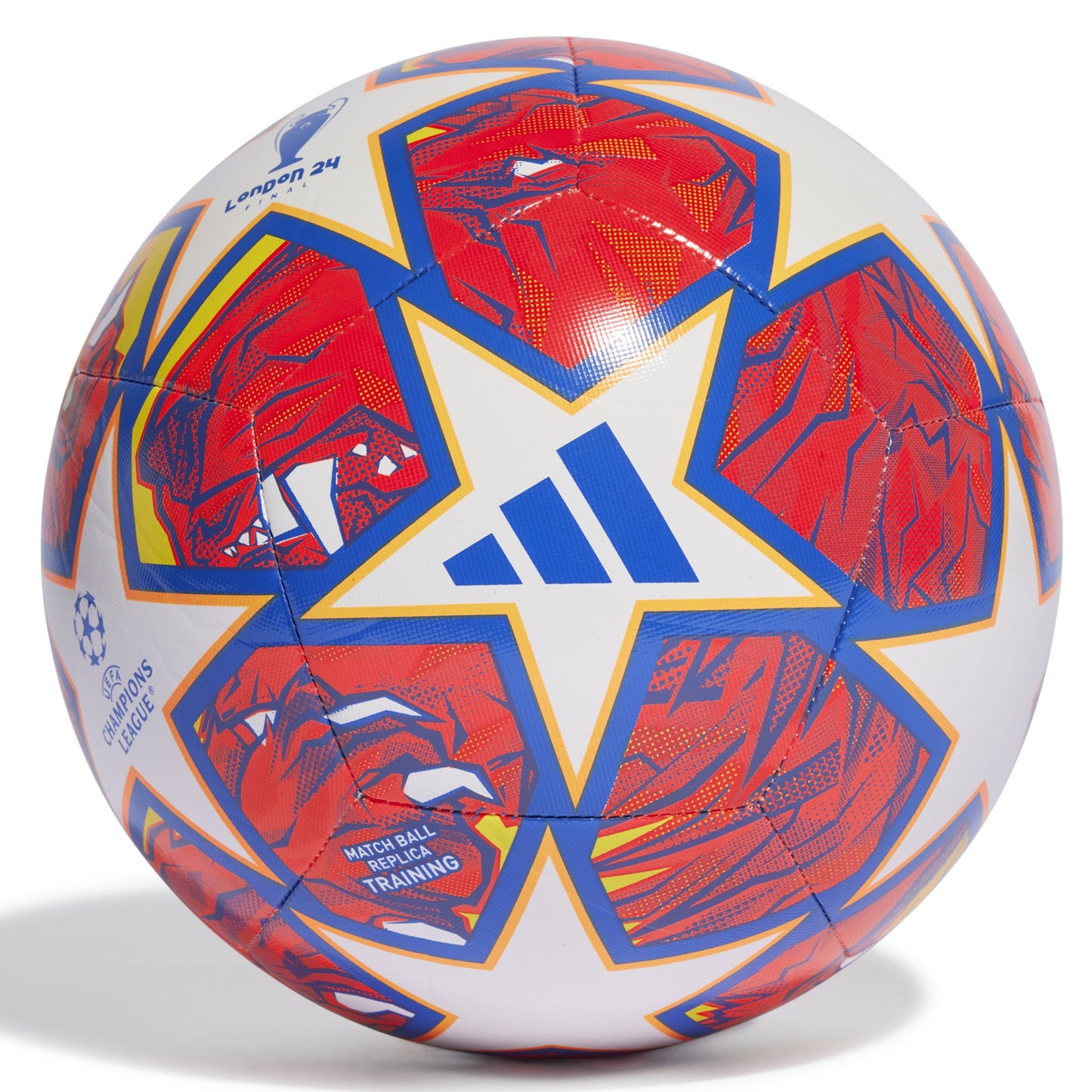 ADIDAS BALL SOCCER UCL TRAINING KNOCKOUT GLOW BLU/FLASH ORG (SS24)