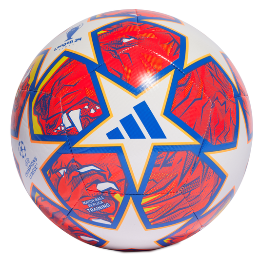 ADIDAS BALL SOCCER UCL TRAINING KNOCKOUT GLOW BLU/FLASH ORG (SS24)