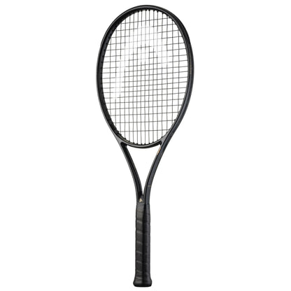 Black Head tennis racket on a white background