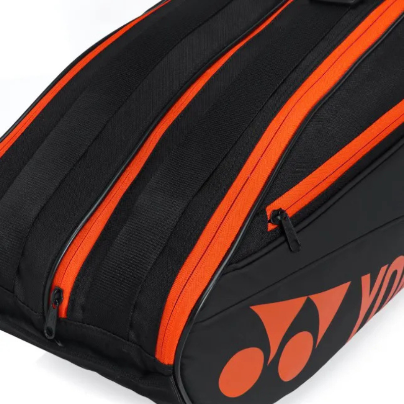 YONEX BAG TEAM 6R (42326) BLACK/ORANGE