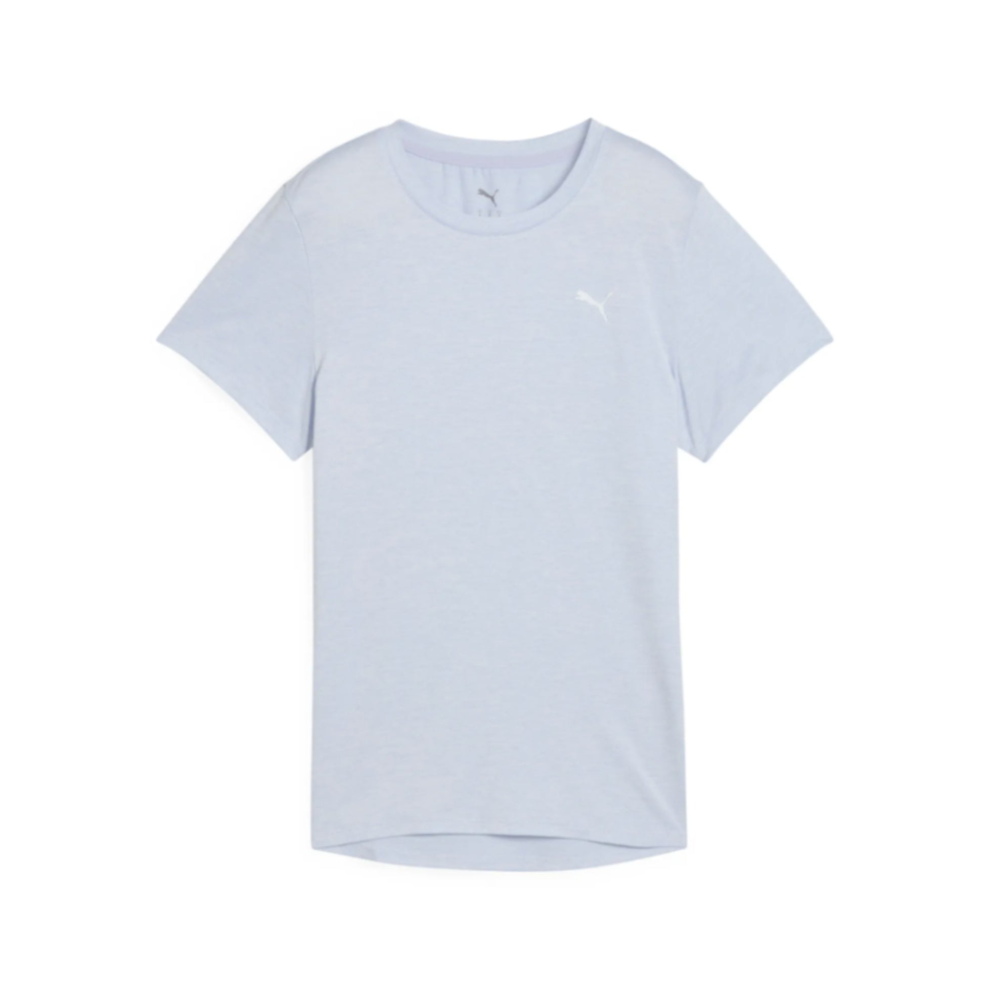 Light blue t-shirt with a small Puma logo on a white background