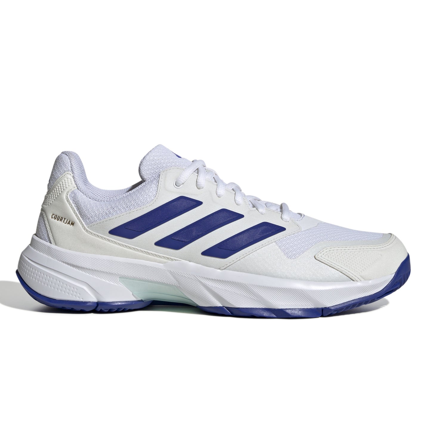 ADIDAS SHOE COURTJAM CONTROL 3 MN WHITE/BLUE  (AW24)