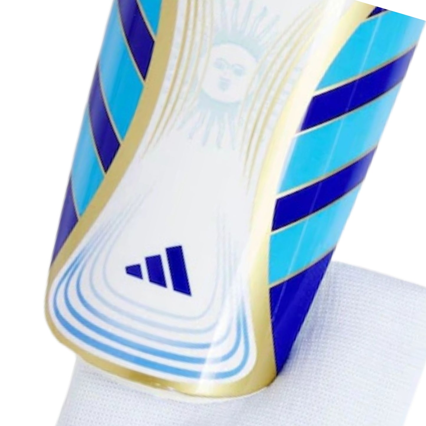 ADIDAS SHINGUARD SOCCER MESSI MATCH JNR WHITE/BLUE (SS24)