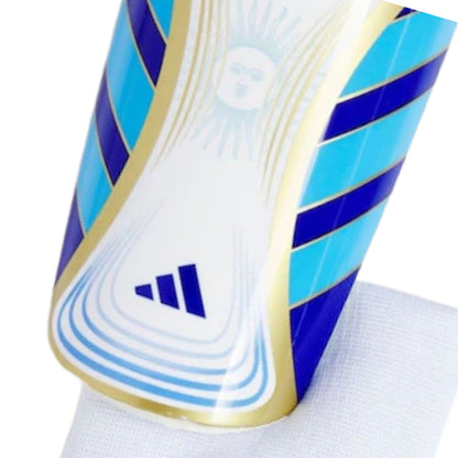 ADIDAS SHINGUARD SOCCER MESSI MATCH JNR WHITE/BLUE (SS24)