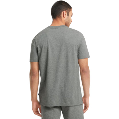 PUMA SHIRT TEE ESS LOGO GRAY HEATHER (AW24)