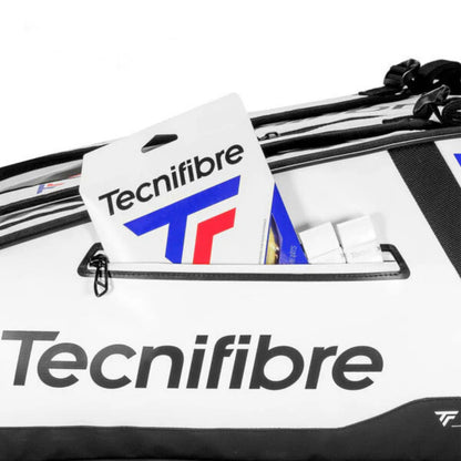 Tecnifibre branded tennis racket bag on a white background