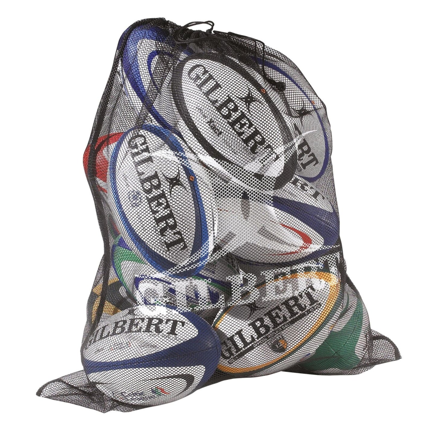 GILBERT BAG 12 BALL FINE MESH BLK