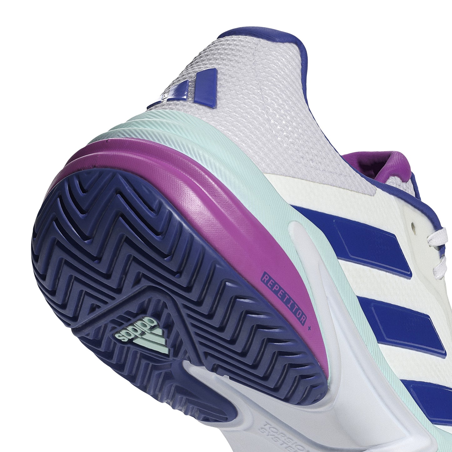 ADIDAS SHOE BARRICADE 13 MN WHITE/LUCID BLUE (AW24)