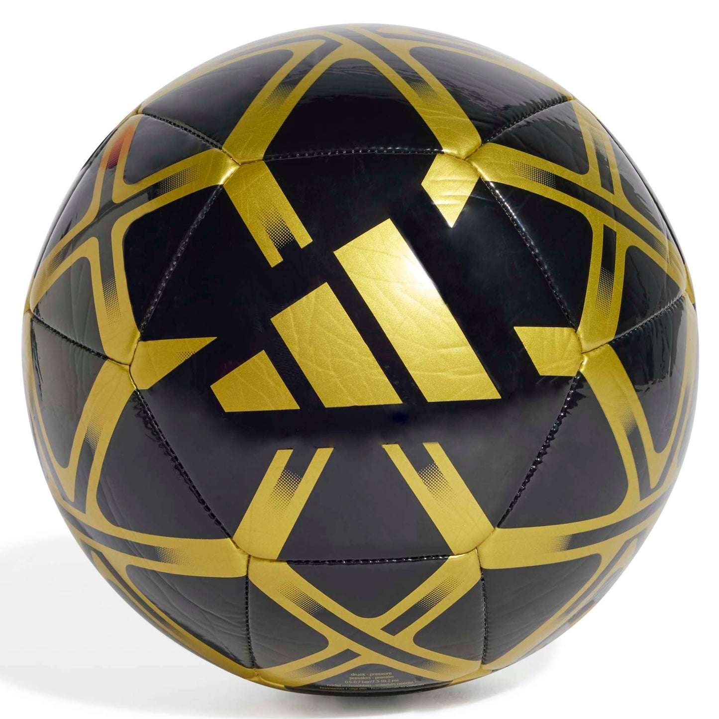 ADIDAS BALL SOCCER STARLANCER CLUB BLACK/GOLD METALLIC (SS25)