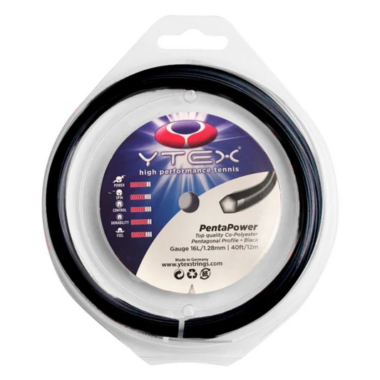 YTEX STRING PENTAPOWER BLK 16L 1.28MM SET