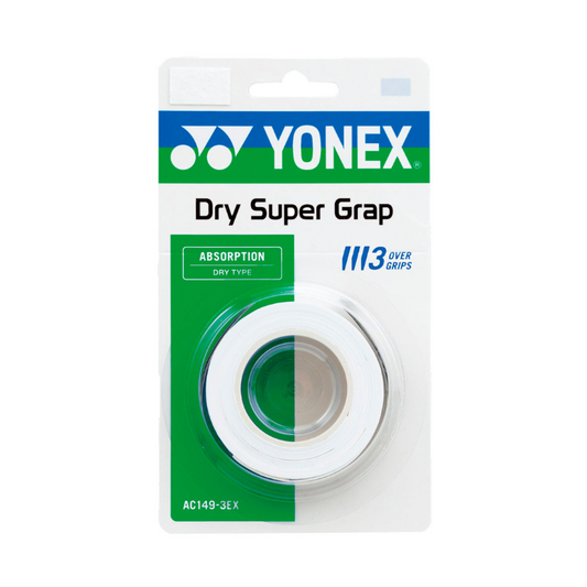 YONEX GRIP OVERGRIP DRY SUPER GRAP WHITE (3)