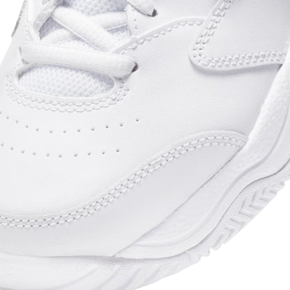 NIKE SHOE COURT LITE 2 KID WHITE/METALLIC SILVER (SS26)