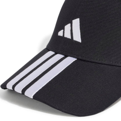 ADIDAS CAP 3-STRIPES NEW LOGO BLACK/WHITE (AW25)