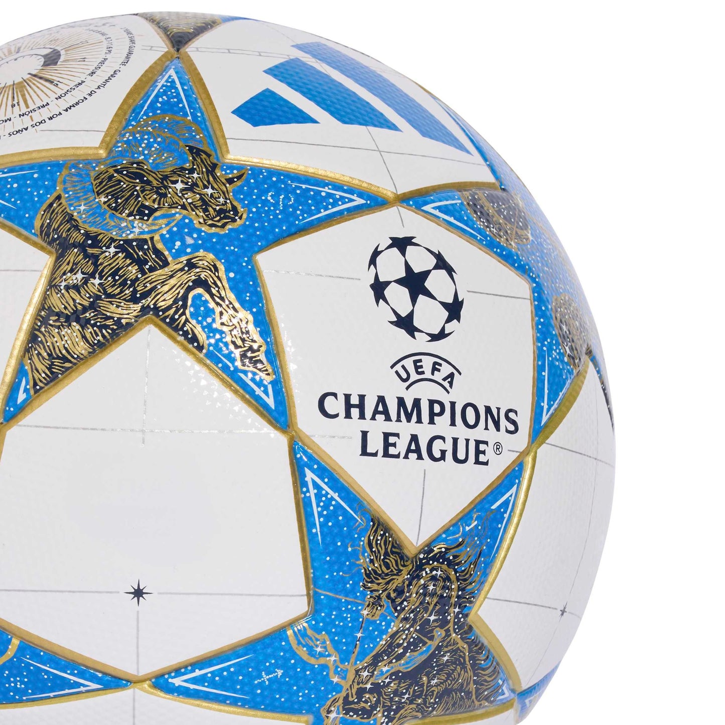 ADIDAS BALL SOCCER UCL LEAGUE STAGE WHITE/BLUE/GOLD (AW25) 05
